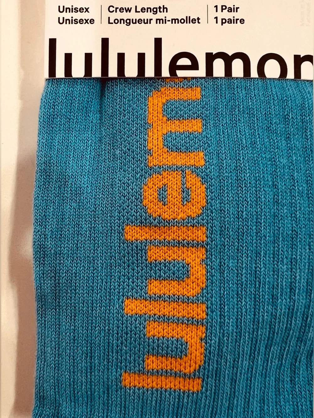 Lululemon Daily Essential Crew Socks XL 3 Pair Bundle Multicolor NWT